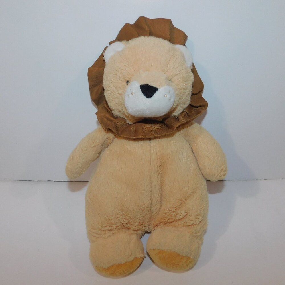 Carters Tan Brown Plush lion Ruffle 11" Stuffed Baby Infant Lovey 2022